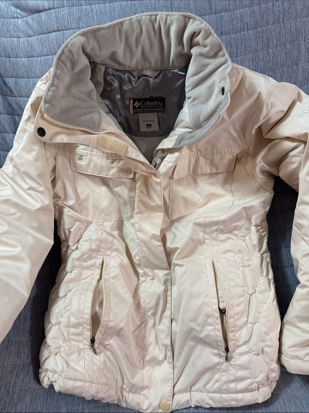 Columbia Cream Women's Insulated Puffer Jacket